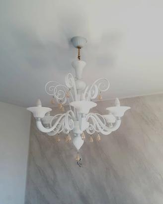 Lampadario applique di murano 