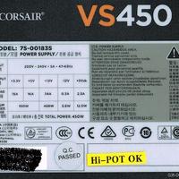 Alimentatore PSU Corsair VS450 450W ATX 80+