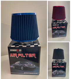 Filtro Sportivo Aspirazione Aria Auto 76MM