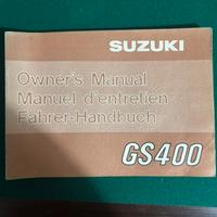 Manuale uso e manutenzione Suzuki