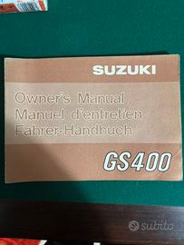 Manuale uso e manutenzione Suzuki
