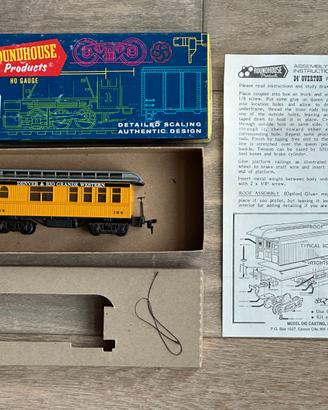 Treno Passeggeri Roundhouse 3727 D&RGW Silverton