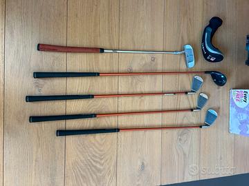 Sacca 5 bastoni golf per ragazzo MANCINO 7-9 anni