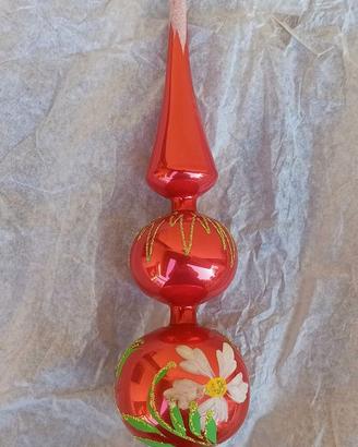 Puntale albero di Natale (palline vetro)
