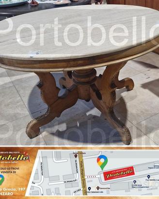 Codice: 272412 TAVOLO ROTONDO IN LEGNO MASSELLO I