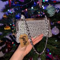 Pochette Clutch argento
