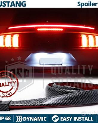 SPOILER Posteriore LED Ford MUSTANG Carbon Look