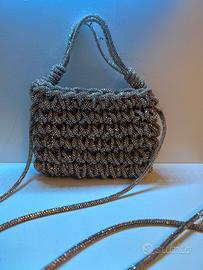 Borsa fatta a mano crystal bag