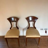 Sedie legno seduta imbottita