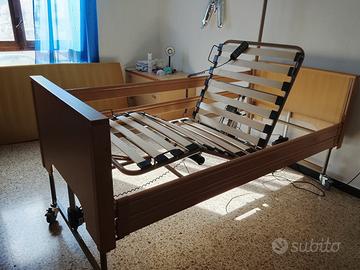 Letto elettrico a 4 snodi con sponde