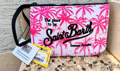 pochette MC2 saint barth palme rosa 