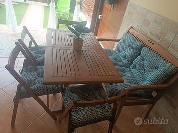 SET TAVOLO, SEDIE PIÙ PANCA 
