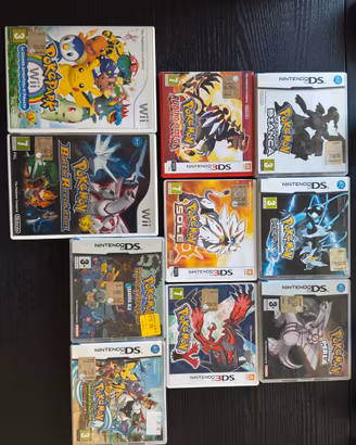 Lotto giochi pokemon COMPLETI PAL ITA