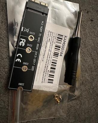 Adattatore M.2 NVME SSD per MacBook Air o Pro 2013