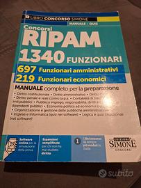 Libro concorso Ripam 1340 funzionari Edizioni Simo