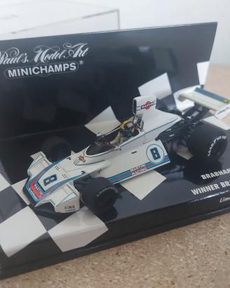 Modellino F1 Brabham BT44b C.Pace limited edition