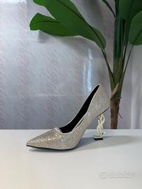 DÉCOLLETÉ OPYUM YSL RICAMATA CON BRILLANTI