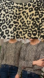 MaglOri Moda Italy - Morbida elasticizzata Leopard