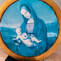 Quadro antico Maria con Gesù 