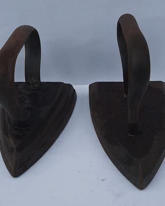 Ferro da stiro in ghisa a piastra da stufa fine ‘8