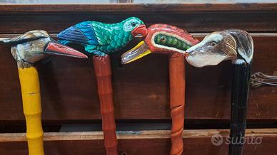 Set di Bastoni da Passeggio Intagliati