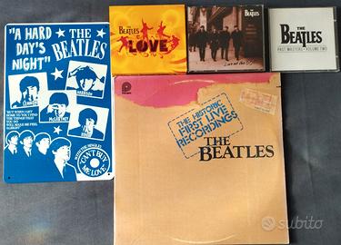 THE BEATLES RARO LOTTO LP U.S.A +CD+PLACCA