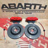 Abarth 500 kit upgrade impianto frenante Brembo 4p