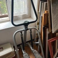 Stepper step machine palestra manubrio e display