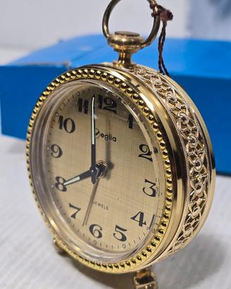 sveglia vintage Veglia anni 70 nuova con scatola