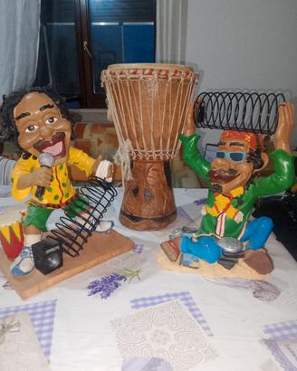 Coppia Porta CD Vintage – Caricature Musicisti