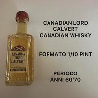 CANADIAN LORD CALVERT CANADIAN WHISKY