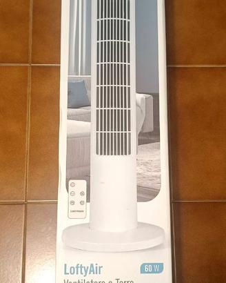 VENTILATORE A COLONNA BIANCO POTENZA 60 W.  H 90