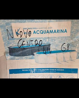 Piscina fuoriterra acquamarina 730