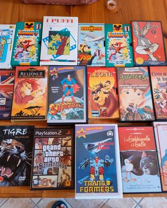 Cassette vhs per bambini