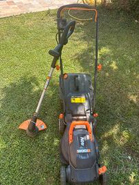 Tagliaerba a batterie Worx WG927E