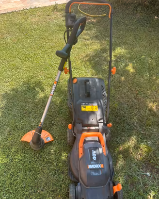 Tagliaerba a batterie Worx WG927E