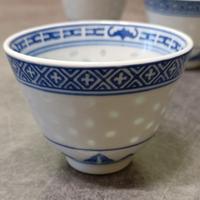 set 5 tazzine in porcellana cinese RICE GRAIN