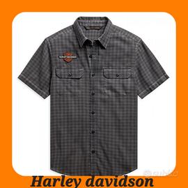 CAMICIA MANICHE CORTE VINTAGE UOMO H-D