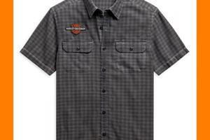 CAMICIA MANICHE CORTE VINTAGE UOMO H-D