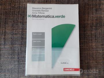 Libro scolastico MATEMATICA VERDE