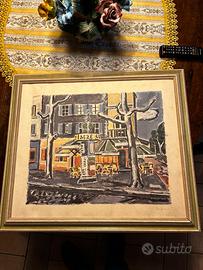 Orfeo Tamburi litografia