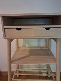 Scrivania alta ikea,KNOTTEN in legno