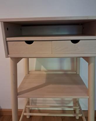 Scrivania alta ikea,KNOTTEN in legno