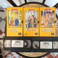 Lotto VHS avventure senza tempo fabbri video 5 pez
