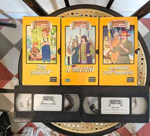 Lotto VHS avventure senza tempo fabbri video 5 pez