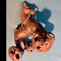 ARTICOLOraroGIOCATTOLOanticoCAVALLOsuRUOTEprimi900