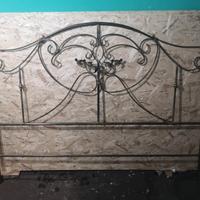 testiera matrimoniale in ferro battuto 