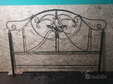 testiera matrimoniale in ferro battuto 