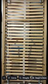 2 reti a doghe legno dunlopillo scalea 