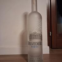 bottiglia vuota Belvedere vodka formato 3 litri